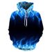 Neue bunte Flamme 3D fluoreszierende Unisex Herbst Winter Sweatshirt lustige Jacke schwarz Hoodie_voghion.com