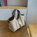 Women's Basket Versatile Bucket Handbag 2024 New Large Capacity Commuter Shoulder Crossbody Tote Bag_voghion.com