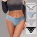Intimo da donna, slip a vita media in puro cotone, intimo a coste, intimo taglie forti per donna_voghion.com