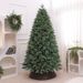 180cm Auto-Shaped PE Christmas Tree – Premium 3D Tri-Branch Design With Realistic Foliage (Standing Floor Decor, Multiple Color Options)_voghion.com
