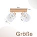 Glitzerlife Deckenstrahler 2 Flammig Weiß Deckenlampe Holz - Deckenleuchte E14 Moderne Deckenleuchte Schwenkbar 350° Max.25w Innen Holzoptik Spotlights Für Flur_voghion.com