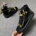 Skateboard-Schuhe für Herren, ausgefallene Baskets, äußere Streetwear, Schwarz, Haute Qualité, Luxe, Designer, Mode_voghion.com