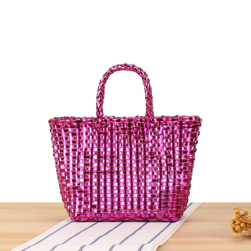 Borse da donna, un pezzo, semplici e carine, per bambini, resistenti, metalliche, colorate, di personalità, borsa di nicchia, versatile, piccola, quadrata_voghion.com