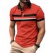 New Cross-border Men's Casual Mesh POLO Shirt Lapel Button Digital Printing Versatile Top_voghion.com