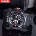 SMAEL New Outdoor Transparent For Men, Cool Dual Display Waterproof Luminous Electronic Watch_voghion.com