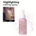 Face Foundation Highlight Spray Body Pearlescent Brightening Glitter Quicksand Makeup Setting Spray Face Isolation Film Setting Makeup_voghion.com