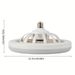 1pc Ceiling Fan With Light, Mute LED Ceiling Fan Remote Control, Modern Quiet Fan Lamp Cooling, Electric Fan With 3 Light Colors_voghion.com