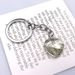 Natürlicher Kristall-Achat-Synthesestein, Liebes-Schlüsselanhänger, herzförmiger Anhänger, DIY-Geschenkbox, Schmuckzubehör_voghion.com