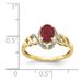 10K Ruby And Diamond Ring_voghion.com
