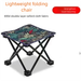 Hot-Selling Chair Fishing Convenient Multi-Functional Ultra-Light Four-Corner Stool Outdoor Small Maza - Maple Leaf Blue_voghion.com