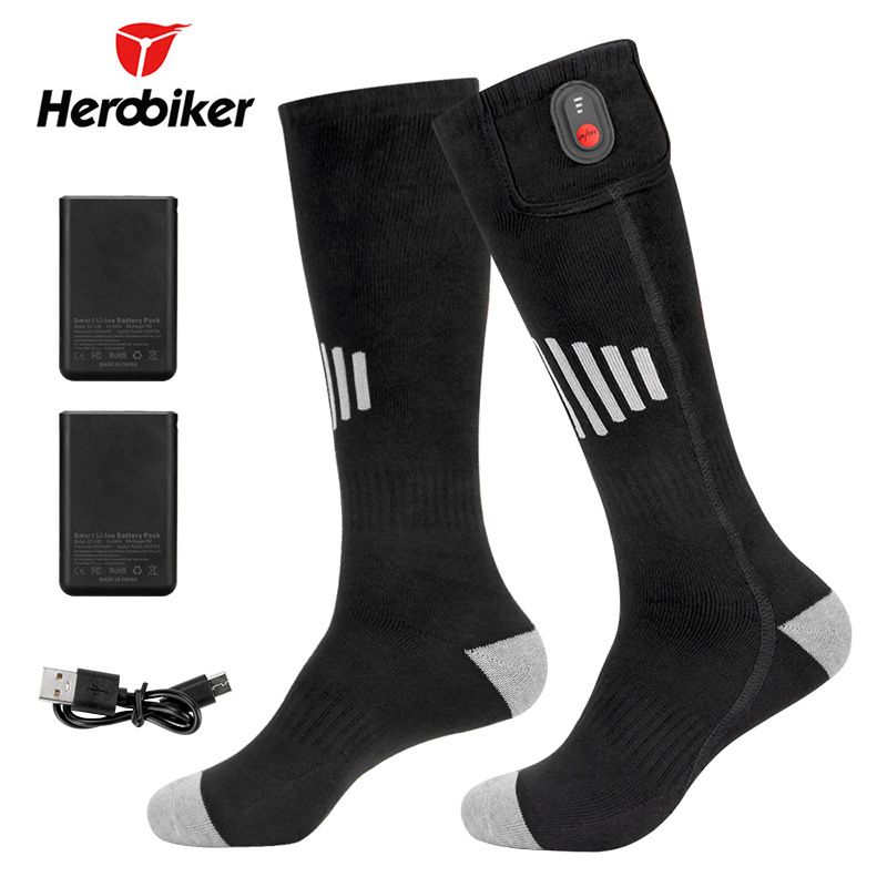 Accessori per abbigliamento Calzini riscaldati Herobiker Calzini riscaldati invernali Calzini caldi da uomo e da donna Calzini riscaldati elettrici da esterno Calzini lunghi da uomo Calzini riscaldati elettrici ..._voghion.com