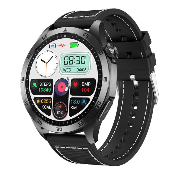 ET485 Smart Watch With ECG, Bluetooth Calling, AMOLED Display, Health Monitoring & Mood Tracking – Multiple Strap Options_voghion.com