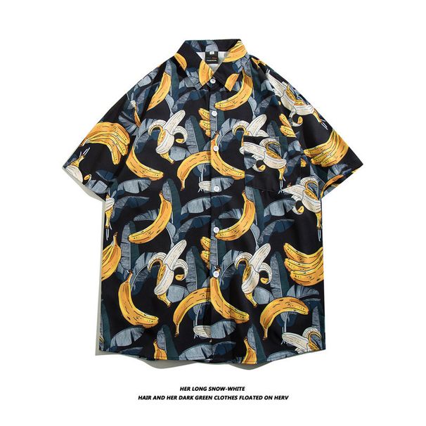 Nueva camisa hawaiana de manga corta con flores para playa de primavera/verano 2024 para hombre_voghion.com