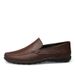 Novos mocassins masculinos de couro bovino da moda casual com camada superior, calçados para dirigir tamanho grande_voghion.com