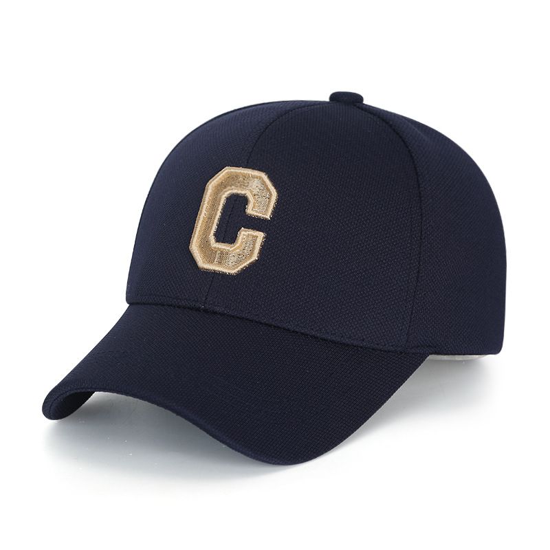 Czapka, baseballowa, twarda czapka przeciwsłoneczna, wersja koreańska, swobodna, modna męska i damska, duża głowa, haftowana_voghion.com