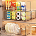 Kitchen Cling Film Organizer Cabinet Layered Fresh-Keeping Bag Set Storage Box Spice Drawer Divider Shelf_voghion.com