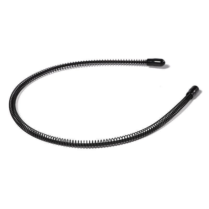 1/5 szt. Męska damska opaska na głowę niewidoczna sportowa damska tylna metalowa antypoślizgowa fala opaska na włosy modna unisex akcesoria do włosów_voghion.com