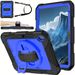 11-Inch Protective Case For Tablet, Shock-proof Jacket With 360-degree Rotating Bracket, Pen Slot And Portable Shoulder Back Design, Black._voghion.com