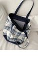 2025 Summer New Double Sided Back Tote Shoulder Bag, Simple Inner Hundred Large Capacity Handbag_voghion.com