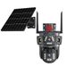 QL24 Three-Screen 360-Degree Wireless Smart WiFi/4G Solar Camera Surveillance Bullet Dome Integrated_voghion.com