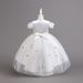Kinderkleding Meisjes Strapless Trouwjurk Verjaardag Feest Prestaties Sleepjurk Kinderjurk_voghion.com