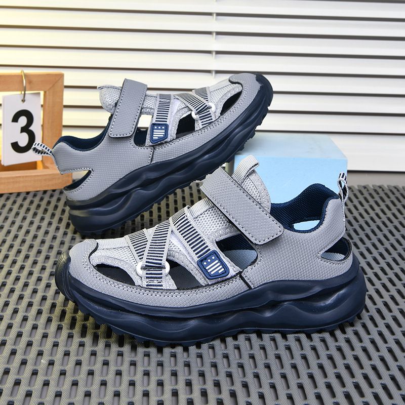 Mother & Kids Boys Shoes Breathable Closed Sandals Children's Beach Shoes Elementary School Shoes_voghion.com