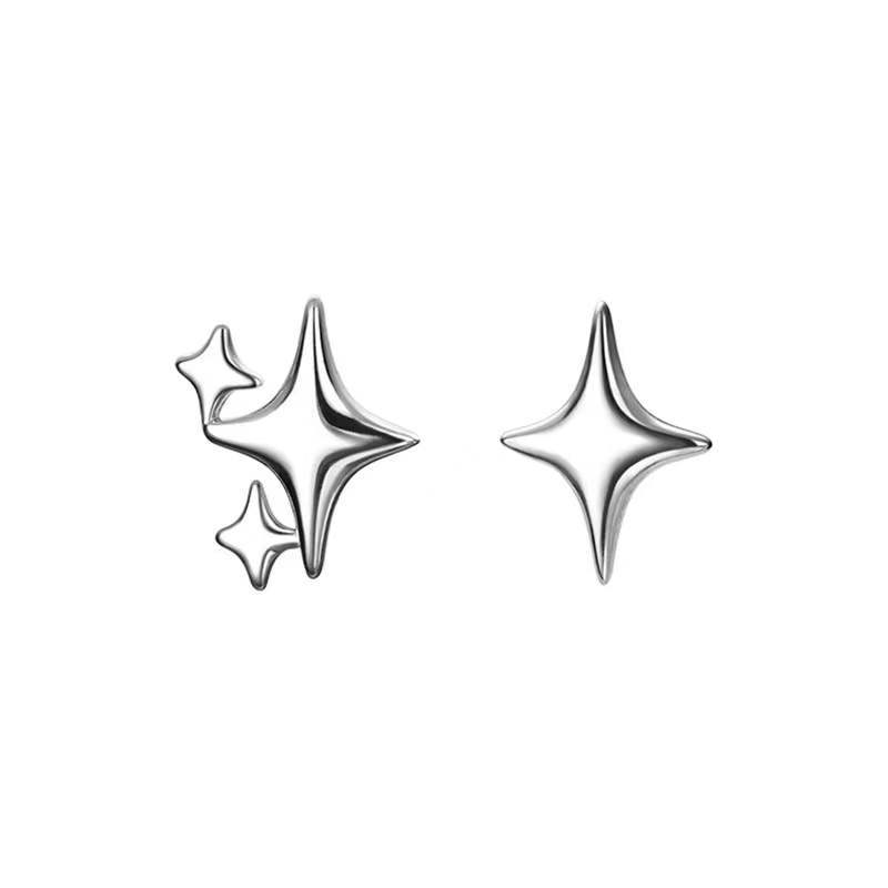 Stempel VENUS Sir Gold Farbe Star Stud Ohrringe Womn Mädchen Geschenk Cut Banqut Asymmtry Jwlry Dropshipping_voghion.com