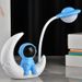 Creative Cartoon Astronaut Night Light LED Study Eye Protection Rechargeable Desk Dormitory Bedroom Bedside Lamp_voghion.com