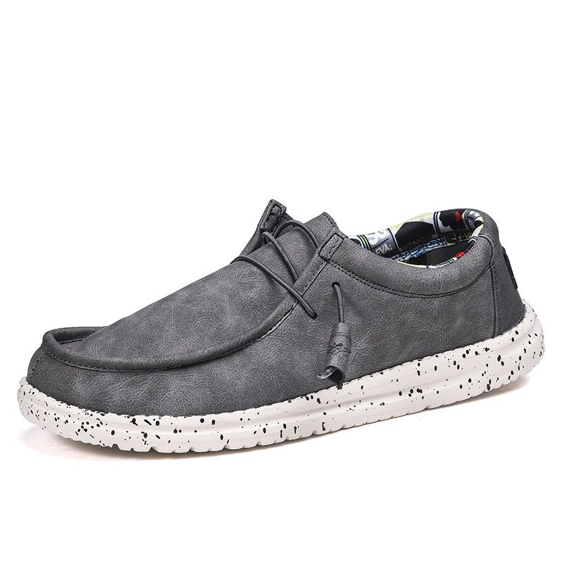 Unschlagbare Qualität Frühling und Herbst Neue große Herren Le Fu Outdoor Casual Leichte Single Lazy One Step Stepping Stoffschuhe_voghion.com