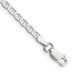 Sterling Silver 3.1mm Flat Anchor Chain Anklet_voghion.com