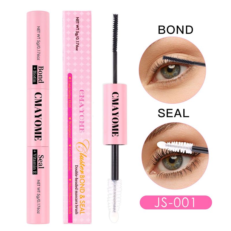 Kleber für falsche Wimpern, Doppelkopf, DIY, segmentierter Kleber für falsche Wimpern, selbstpfropfend, schnelltrocknender Wimpernkleber_voghion.com