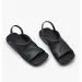 French Style Simple Versatile Sandal Lazy Vacation Casual Wide Roman Strap Flat Soft Sole Sandals For Women Summer_voghion.com