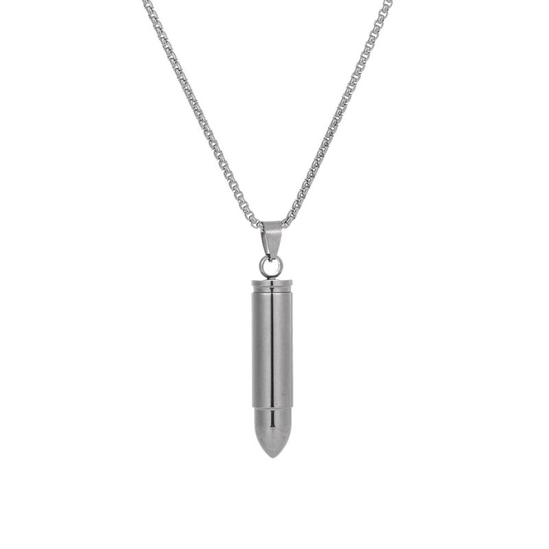 Modetrend-Anhänger, Anhänger, Persönlichkeit, Kugelkopf, übertriebenes Temperament, Nischendesign, Herren-Halskette aus Titanstahl, Schmuck_voghion.com