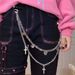 Jewelry Personality, Fashion Trendsetter, Simple And Versatile Pants Chain, Hip-hop Butterfly Cross Decorative Chain_voghion.com