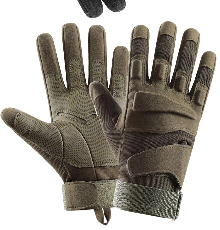 Tactical gloves men's black hawk full finger military fans special forces training protection cycling mountaineering half finger outdoor gloves_voghion.com