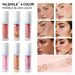 6-Color Liquid Blush Spiral Marble Eyeshadow Contour Fine Shimmer Highlight Rouge_voghion.com