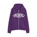 Harajuku Y2K Autumn Hooded Sweatshirt Zipper Butterfly Long Sleeve Loose Print Women's Hoodie Jacket_voghion.com