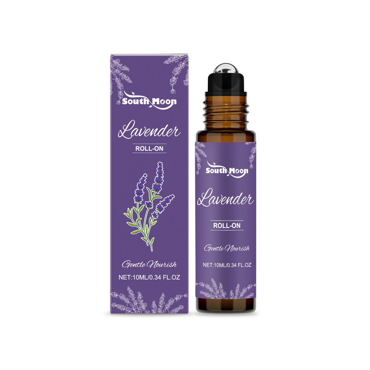 Lavender Essential Oil Roll-on Refreshing Portable Plant-Based Body Care Fragrance Beads_voghion.com
