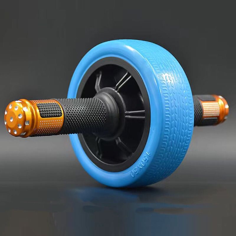 Healthy Bearing Dual Wheel Herenuitrusting, Buikspiertrainer voor Thuis, Afslankende Buikspieroefening Lichaam_voghion.com