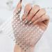 Bowknot Adhesive Nail Stickers - Rose Gold Silver | Small/Large Sizes Bow Decorations For Nails_voghion.com