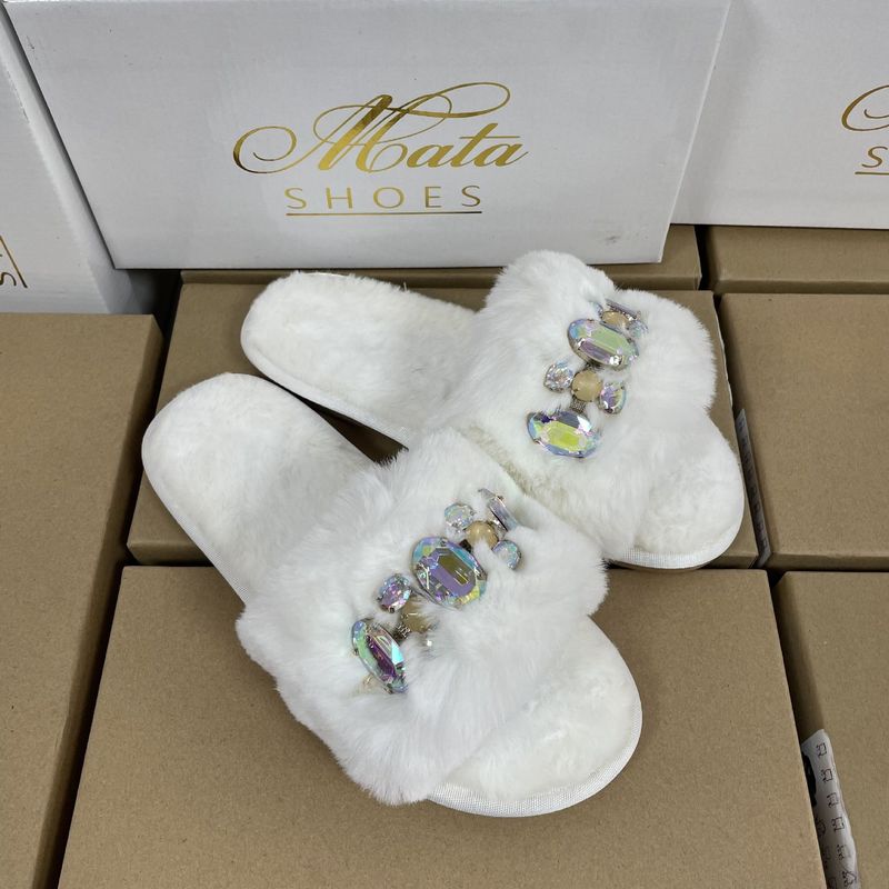 Women's Shoes fashion furry women's comfortable ribbed sole women's shoes_voghion.com
