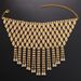 Exaggerated Multi-Row Mesh Rhinestone Back-of-Hand Chain Jewelry Personality Fashion Super Shiny Tassel Full Diamond_voghion.com