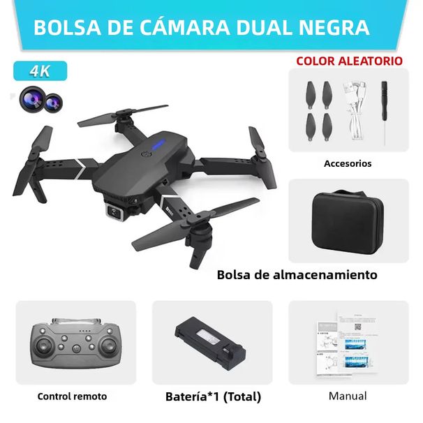 FPV Wifi Done E88 Po con grandangolo Camera HD 4K e 1080P Altitudine Mantenimento pieghevole Regalo RC Quadcopte_voghion.com