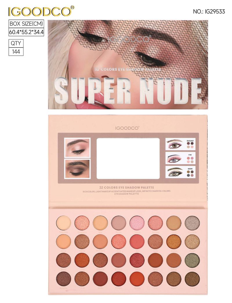 Lidschatten Avatar Muster Lidschatten-Palette Matt Perlglanz Make-Up-Palette Alles In Einem_voghion.com