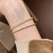 High-end Elastic Cat Eye Gold Beads Full Diamond Running Ring Bracelet Fashion Versatile For Women_voghion.com