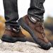 Autumn Winter New Top Layer Cowhide Hiking Men Outdoor Casual Soft Sole Lace-Up Low-Top Genuine Leather Men's Travel_voghion.com