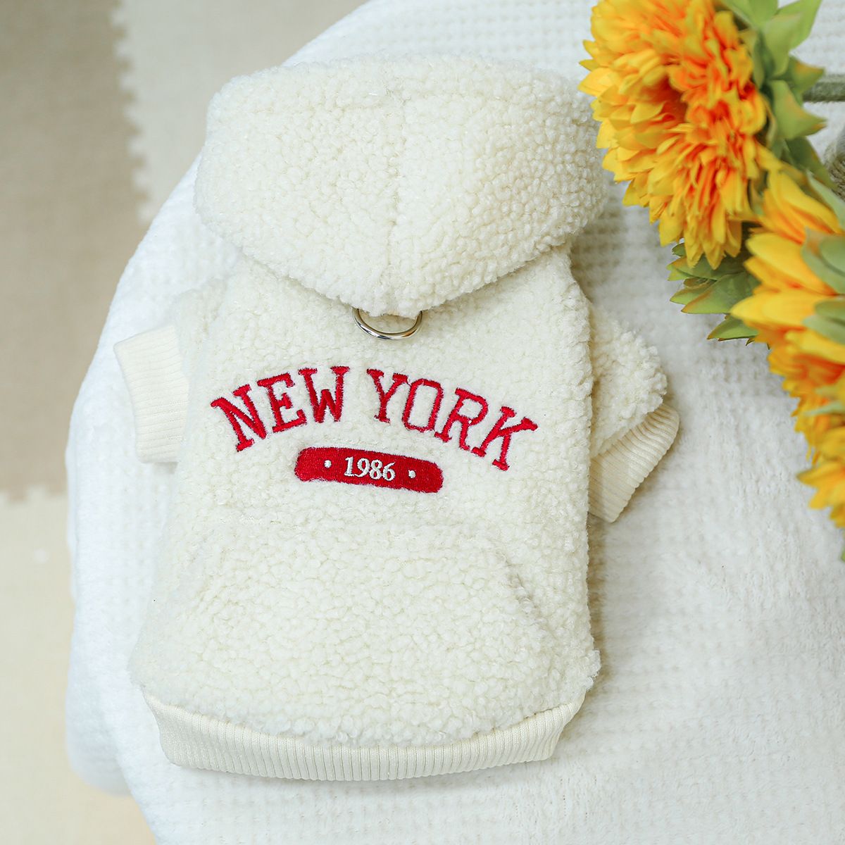 Sweat-shirt New York pour petit chiot, chien et chat, automne-hiver 2025, Halloween_voghion.com