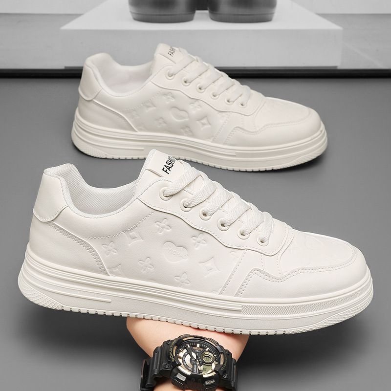Summer Men's New Breathable White For Male Students Korean Style Versatile Sports Casual Sneakers Trendy Shoes_voghion.com