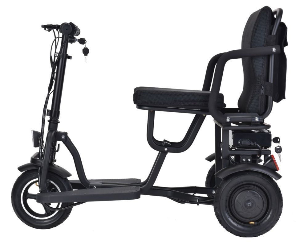 Folding Electric Mobility Scooter Lightweight Portable Travel Scooter 3 Wheel 2 Second Folding 700W For Disable Elder_voghion.com