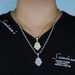 Collana Hip Hop Hamsa Palm Zircone Uomo Gioielli alla moda con diamanti_voghion.com
